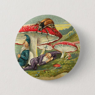 Sleepy Elves 6 Cm Round Badge