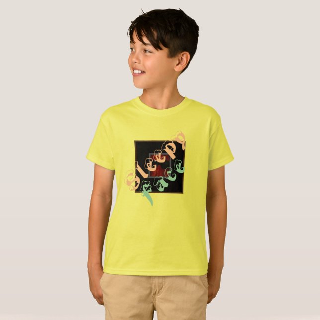 Sleepy Face: Boys' T-Shirt (Front Full)
