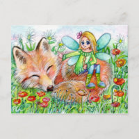 Sleepy Fox and Fairy