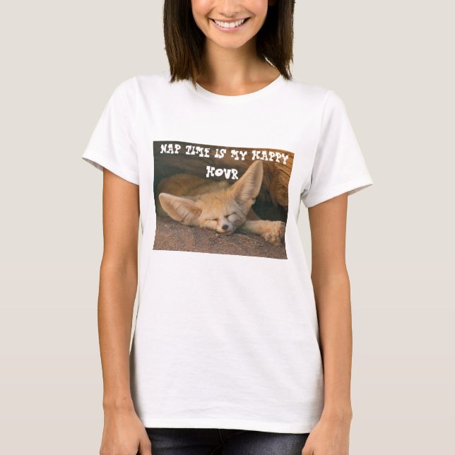 Sleepy Fox Happy Hour T-Shirt (Front)