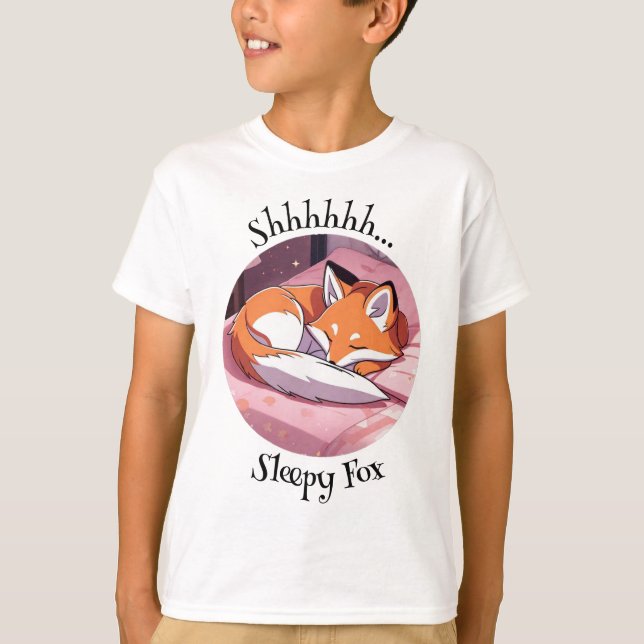 Sleepy Fox T-Shirt (Front)