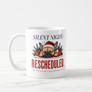 Sleepy Frenchie Christmas Quote Mug Design