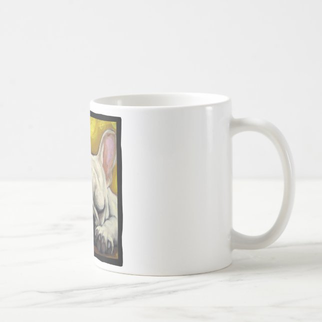 Sleepy Frenchie Coffee Mug (Right)