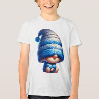 Sleepy Gnome Nap Under a Mushroom Tri-Blend Shirt