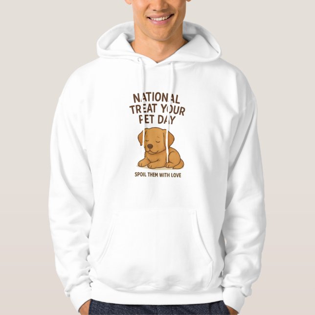 Sleepy Golden Retriever | Funny Gift Idea Hoodie (Front)