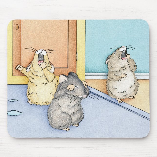 Sleepy Hamsters Mouse Mat (Front)