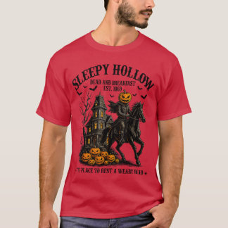 Sleepy Hollow Dead and Breakfast Est 1869 Headless T-Shirt