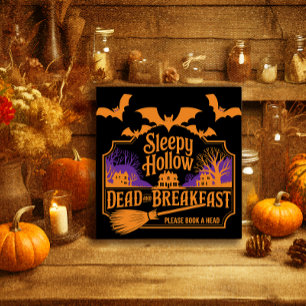 Sleepy Hollow Dead and Breakfast Halloween Poster