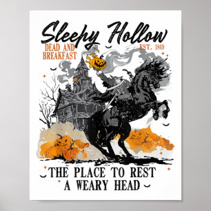 Sleepy Hollow Headless Horseman Halloween Costume  Poster
