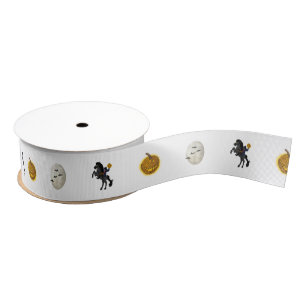 Sleepy Hollow Headless Horseman Spooky Halloween Grosgrain Ribbon