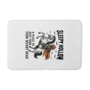 Sleepy Hollow Headless Horseman Vintage Halloween Bath Mat