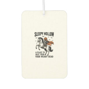 Sleepy Hollow Headless Horseman Vintage Halloween Car Air Freshener