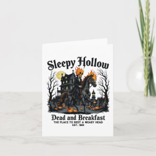 Sleepy Hollow Horseman Halloween Spooky Season Vin Card