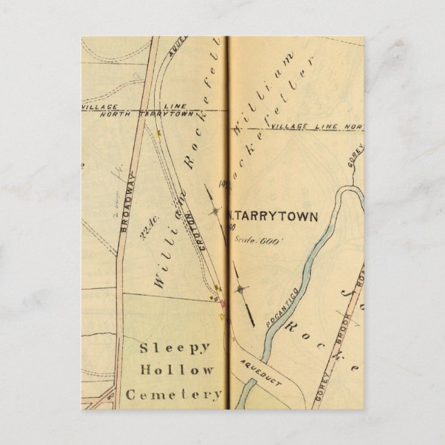 Sleepy Hollow, New York 2 Postcard (Front)