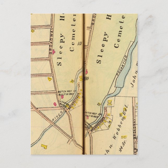 Sleepy Hollow, New York Postcard (Front)