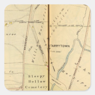Sleepy Hollow, New York Square Sticker
