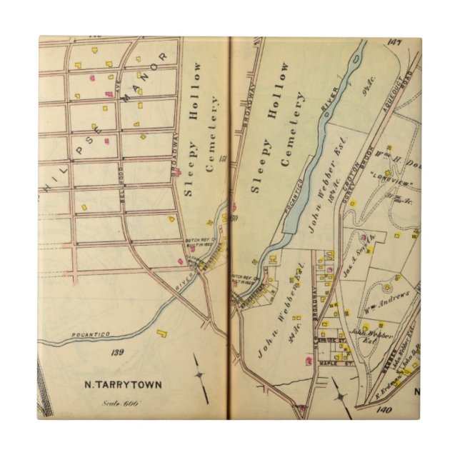 Sleepy Hollow, New York Tile (Front)