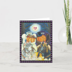 SLEEPY HOLLOW WEDDING HALLOWEEN NOTE CARD Blank