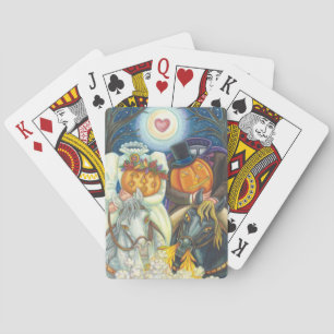 SLEEPY HOLLOW WEDDING, HALLOWEEN PLAYING CARDS