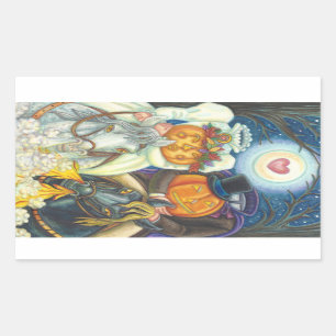 SLEEPY HOLLOW WEDDING HALLOWEEN STICKERS SHEET Rec
