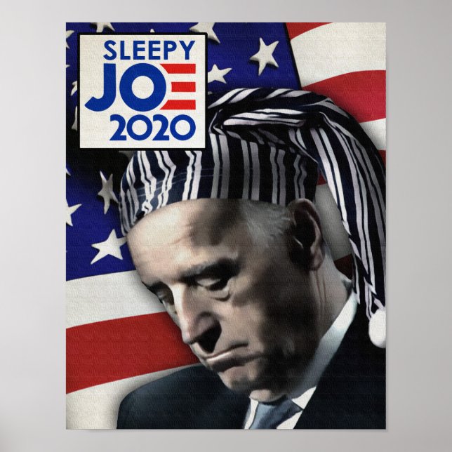 Sleepy Joe Biden 2020 Election Poster (Front)