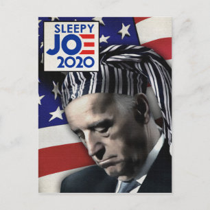 Sleepy Joe Biden 2020 Postcard