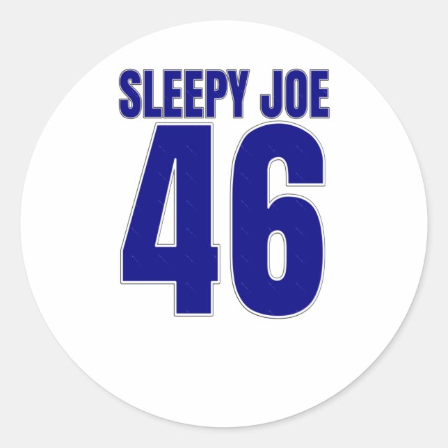 Sleepy Joe  Classic Round Sticker (Front)