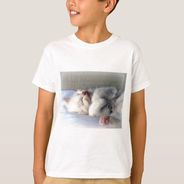 Sleepy Kitten T-Shirt (Front)