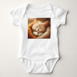 Sleepy Kitty Baby Bodysuit