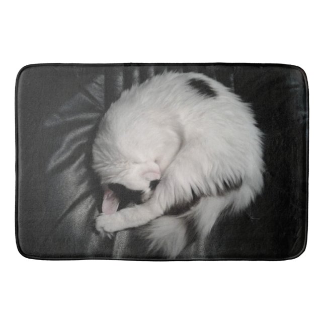 Sleepy Kitty Bath Mat (Front)