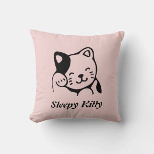 Sleepy Kitty Cushion