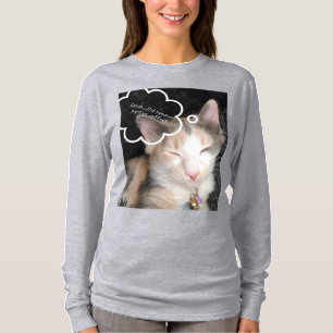 Sleepy Kitty Needs Coffee T-Shirt