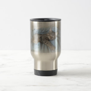 Sleepy Kitty Travel Mug