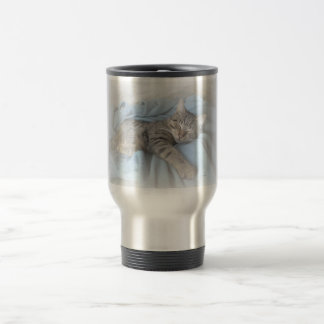 Sleepy Kitty Travel Mug