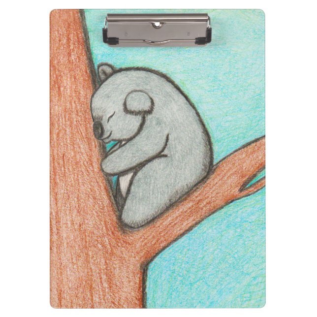 Sleepy Koala Clipboard (Front)
