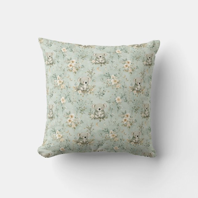 Sleepy Koala Dreams Cushion (Front)