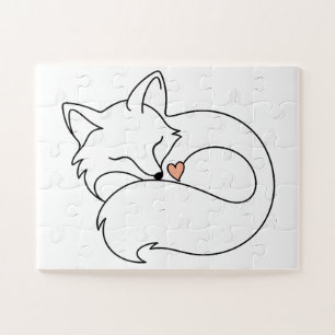 Sleepy Little Fox Jigsaw Puzzle