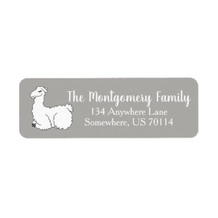 Sleepy Llama & Grey   Family Name