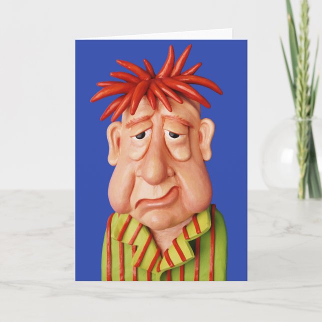 Sleepy Man Card (Front)