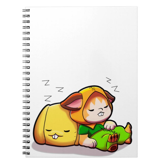 Sleepy Mana Monsters Notebook (Front)