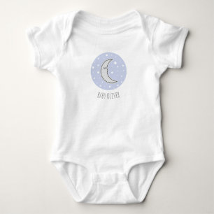 Sleepy Moon Baby shower baby bodysuit