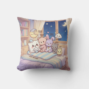 Sleepy Moon Bedtime Friends Pillow