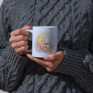 Sleepy Moon Coffee Mug – Cozy Night Dream