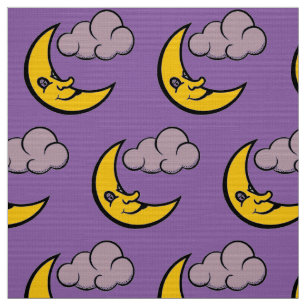Sleepy moon fabric