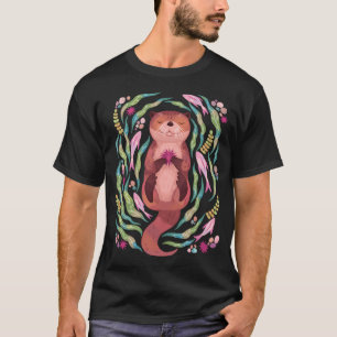 Sleepy Otter in the sea T-Shirt