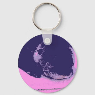 Sleepy Otter Key Ring
