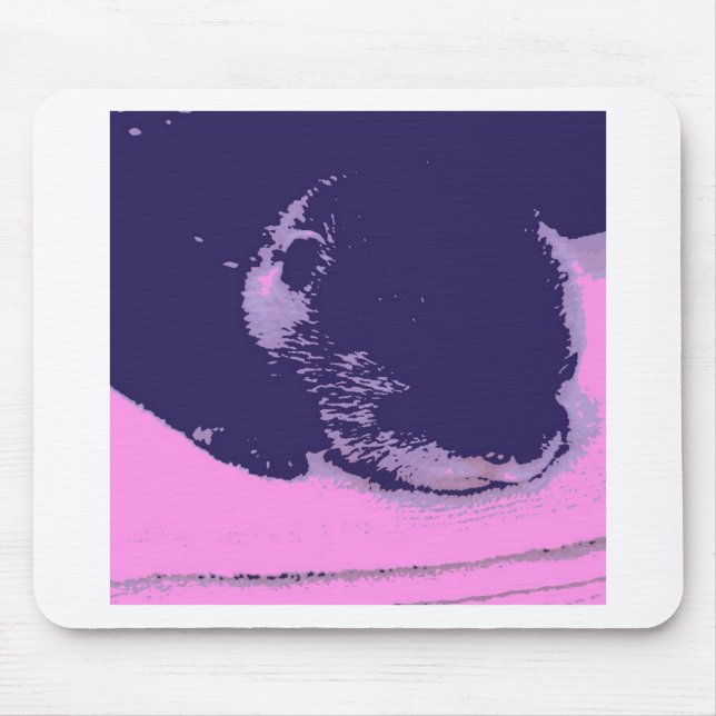 Sleepy Otter Mouse Mat (Front)