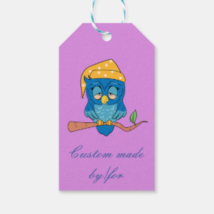 Sleepy Owl Thunder_Cove Gift Tags