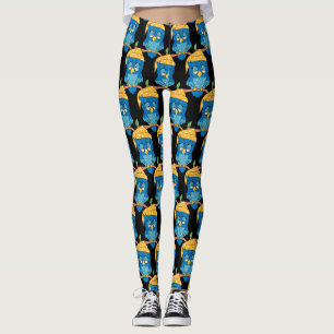 Sleepy Owl Thunder_Cove Leggings