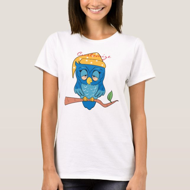 Sleepy Owl Thunder_Cove T-Shirt (Front)